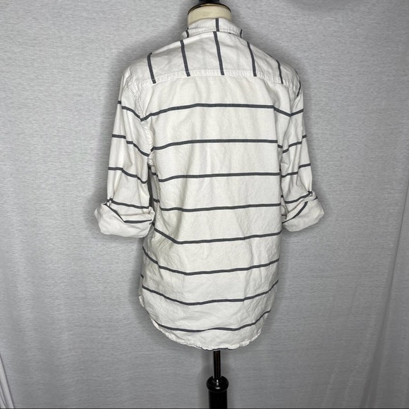 A25). Aeropostale NYC Men Button Down Shirt Long Sleeve - Picture 4 of 15